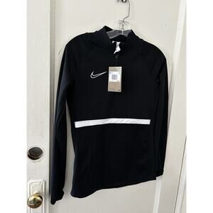 Nike‎ Black Zip Up With White Stripe NWT | XS